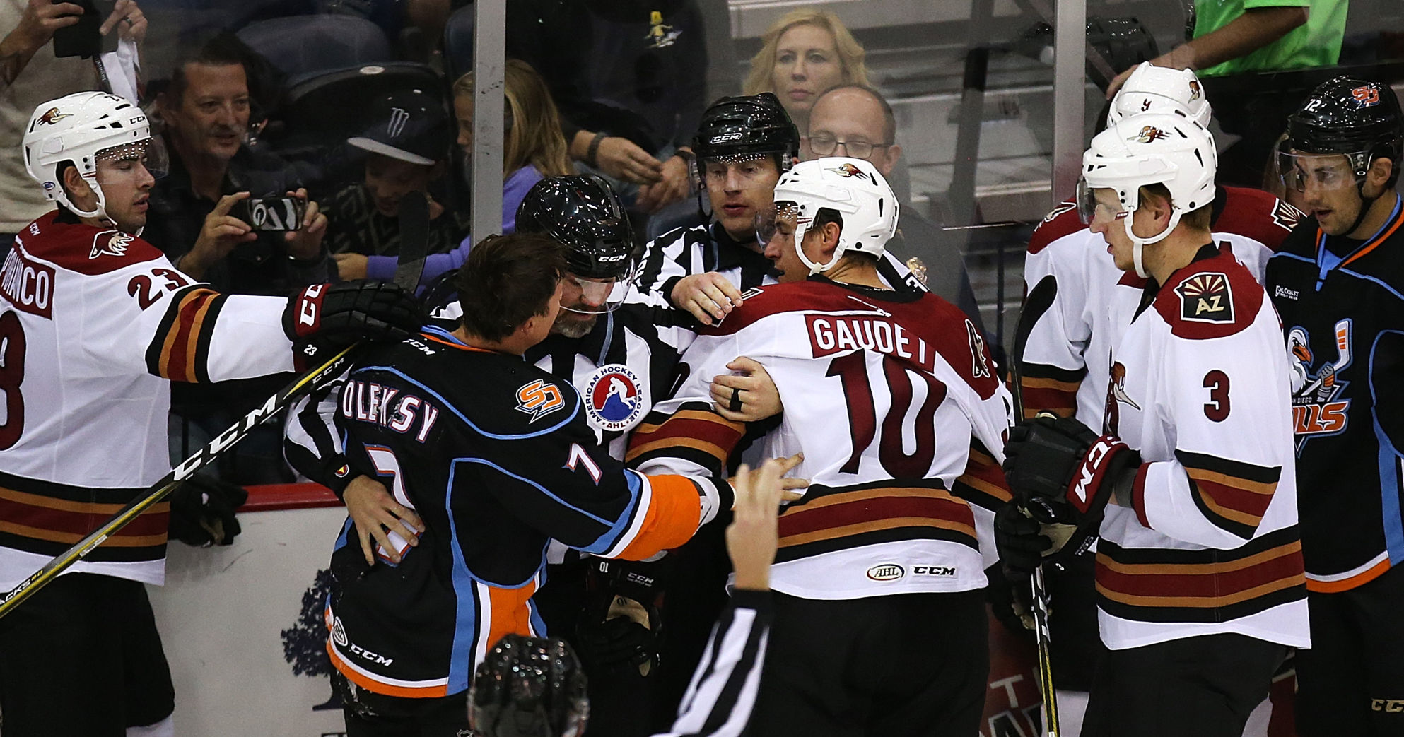 Tucson Roadrunners vs. San Diego Gulls AHL hockey